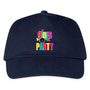 Fête des années 90 - Casquette de baseball Enfant - marine - Devant