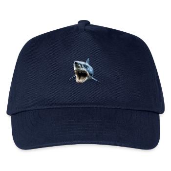 Shark Shark Tiger Shark Diver Cute Sharks Great White Shark - Kids’ Baseball Cap - navy - Front