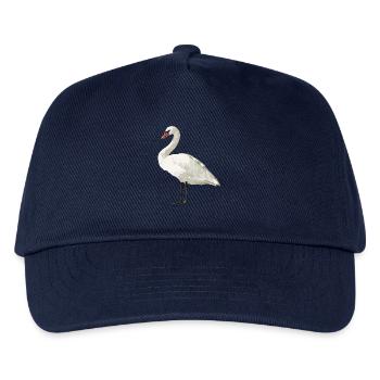 Schwäne Schwan - Kinder Basecap - Navy - Vorne