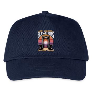 Elevator toddler & kids - Kids’ Baseball Cap - navy - Front