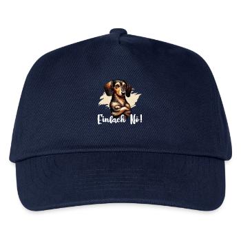 Simply Nope Dachshund Dachshund Stubborn Dog - Kids’ Baseball Cap - navy - Front