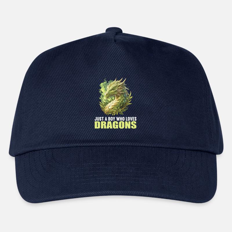 Drachen Drache - Kinder Basecap - Navy