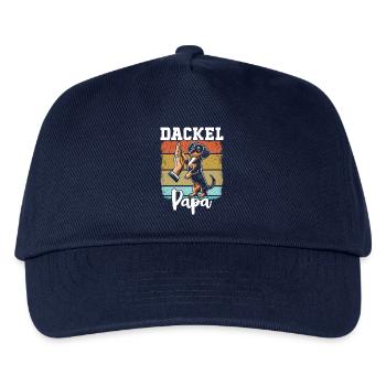 Dachshund Dad Dog Motif Funny Father's Day Teckel - Kids’ Baseball Cap - navy - Front