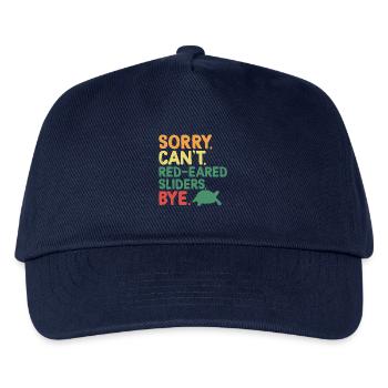 Red-eared Turtle - Kids’ Baseball Cap - navy - Front