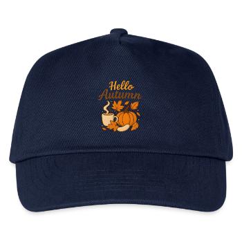 Hello Autumn – Autumnal mood - Kids’ Baseball Cap - navy - Front