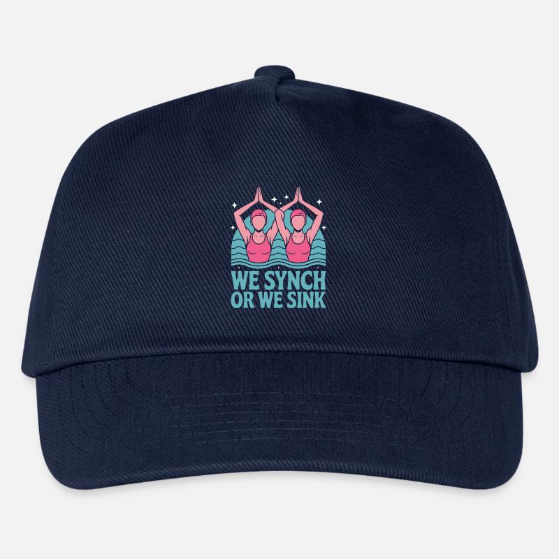 Synchronschwimmen Kunstschwimmen Wassersport - Kinder Basecap - Navy