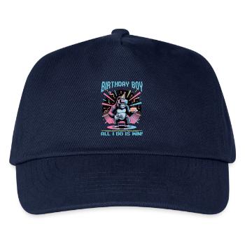 Birthday Gamer VR - Kinder Basecap - Navy - Vorne