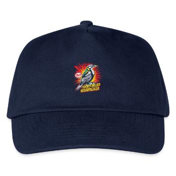 Elfenbein Specht Vogelbeobachter - Kinder Basecap - Navy - Vorne