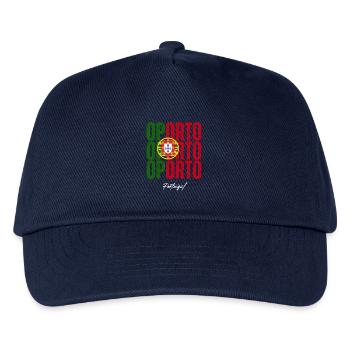 Porto Portugal, ein Souvenir von Porto - Kinder Basecap - Navy - Vorne