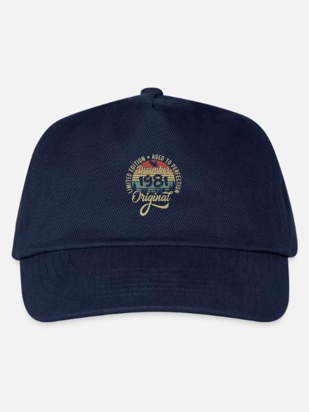 Dezember 1981 - Legende Seit Dezember 1981 - Kinder Basecap - Navy