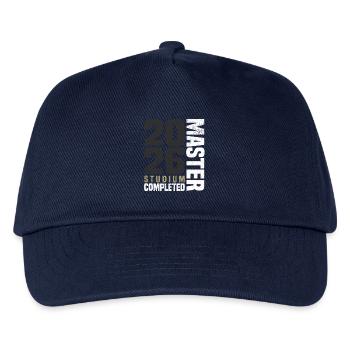 Master Abschluss 2026 - Kinder Basecap - Navy - Vorne