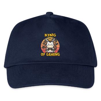 Zocker Esel - Kinder Basecap - Navy - Vorne