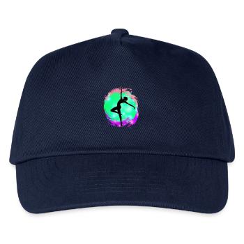 Tänzerin Silhouette Neon-Splash - Kinder Basecap - Navy - Vorne