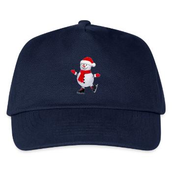 Schneeman - Kinder Basecap - Navy - Vorne