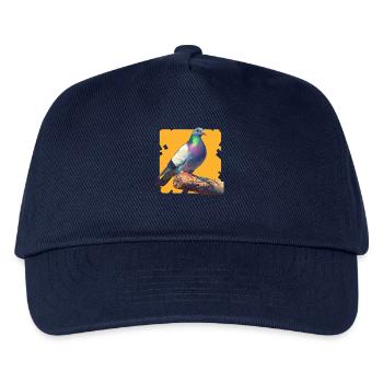 Tauben Taube - Kinder Basecap - Navy - Vorne