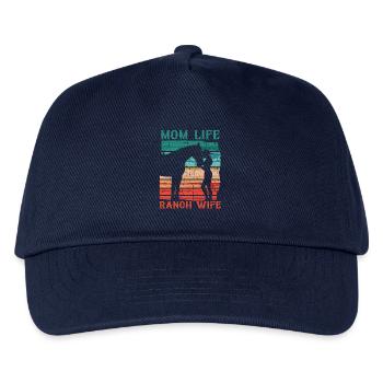 Épouse d’une mère fermière - Casquette de baseball Enfant - marine - Devant