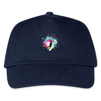 Volleyball player, volleyball, volleyball player - Kids’ Baseball Cap - navy - Front