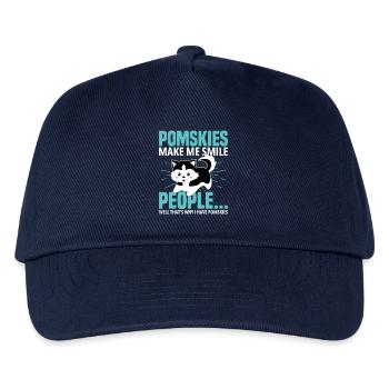  Pomsky Supplies Dog Harness Pomsky Stuffed Animal - Kids’ Baseball Cap - navy - Front
