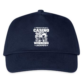 Casino Casinospiel - Kinder Basecap - Navy - Vorne