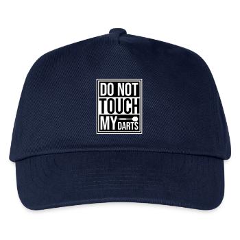 Do Not Touch My Darts Warning Darts Player Humor - Kids’ Baseball Cap - navy - Front