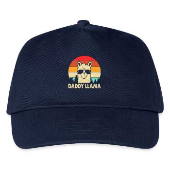 Daddy Llama - Kinder Basecap - Navy - Vorne