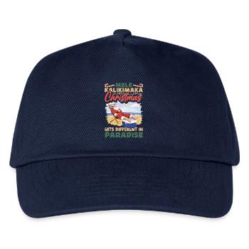 Mele Kalikimaka Hawaiian Christmas - Kids’ Baseball Cap - navy - Front