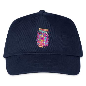 Prost auf das Design der Neujahrsfeier 2026 - Kinder Basecap - Navy - Vorne
