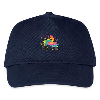 Skidoo Vibrant Snowmobile Adventure - Kids’ Baseball Cap - navy - Front