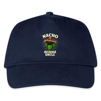Non, oncle moyen, Nacho, oncle moyen. - Casquette de baseball Enfant - marine - Devant
