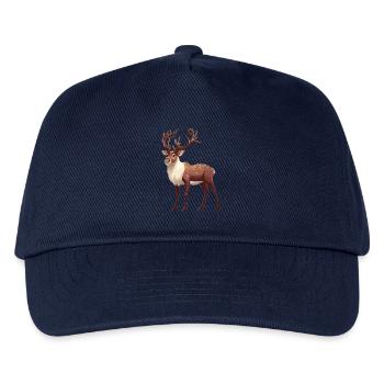 Rentiere Rentier - Kinder Basecap - Navy - Vorne