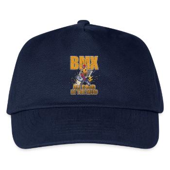 BMX Alles Gut Im Schlamm - Kinder Basecap - Navy - Vorne