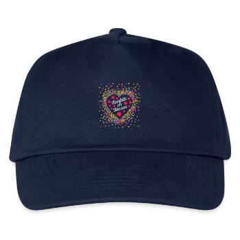 Konfetti im Herzen - Karneval im Blut Kostüm - Kinder Basecap - Navy - Vorne