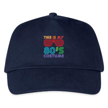 This is my 80's 80's Costume Costume - Kids’ Baseball Cap - navy - Front