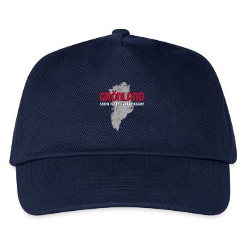 Grönland nicht zum Verkauf - Kinder Basecap - Navy - Vorne