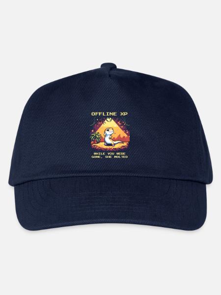 Offline XP: Häutung passiert | Reptilien - Kinder Basecap - Navy