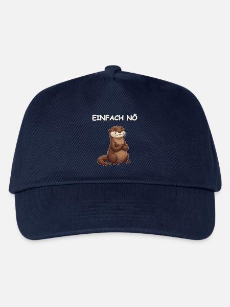 Lustiger Spruch Otter - Kinder Basecap - Navy