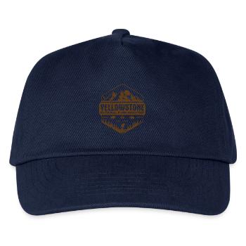 Familien-Roadtrip zum Yellowstone-Nationalpark - Kinder Basecap - Navy - Vorne
