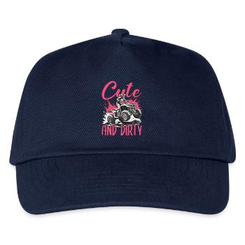 Quad ATV Femme Fille Quad Quad - Casquette de baseball Enfant - marine - Devant