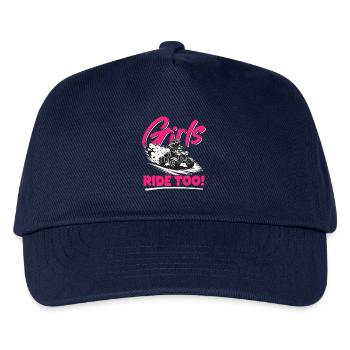 Quad ATV Femme Fille Quad Quad - Casquette de baseball Enfant - marine - Devant
