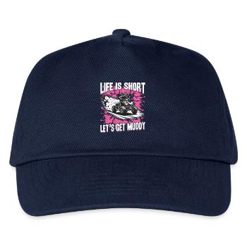 Quad ATV Femme Fille Quad Quad - Casquette de baseball Enfant - marine - Devant