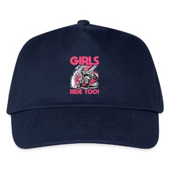 Quad ATV Femme Fille Quad Quad - Casquette de baseball Enfant - marine - Devant