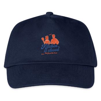 Pickleball Lustige Spielerküche, die Liebe ist geschlossen - Kinder Basecap - Navy - Vorne