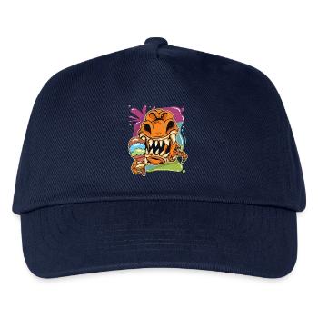 Liebe den T-Rex-Cartoon - Kinder Basecap - Navy - Vorne