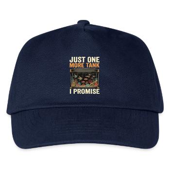 Aquarium Fische Spruch Geschenk Lustig - Kinder Basecap - Navy - Vorne
