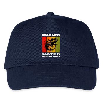 Chinesische Wasseragame - Kinder Basecap - Navy - Vorne