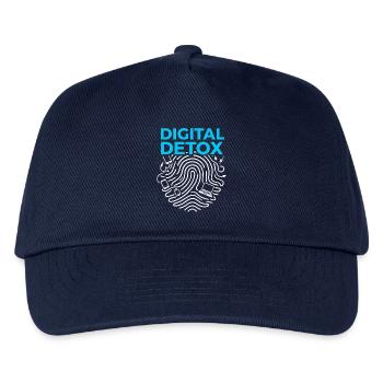 Détox numérique - Casquette de baseball Enfant - marine - Devant