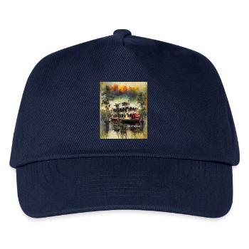 SOUL OF THE BAYOU -Southern Riverboat Architecture - Kids’ Baseball Cap - navy - Front