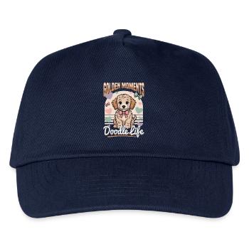 Goldendoodle Dog Breed - Kids’ Baseball Cap - navy - Front