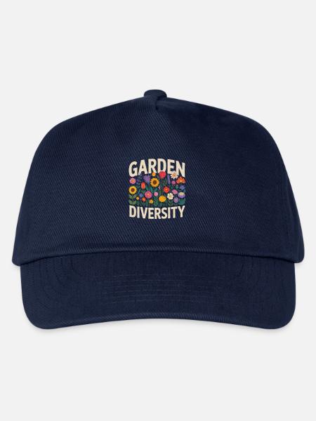 Garden Diversity Blumen Vielfalt - Kinder Basecap - Navy