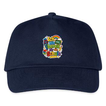 Schulkind 2026 Einschulung 2026 Schulanfang - Kinder Basecap - Navy - Vorne